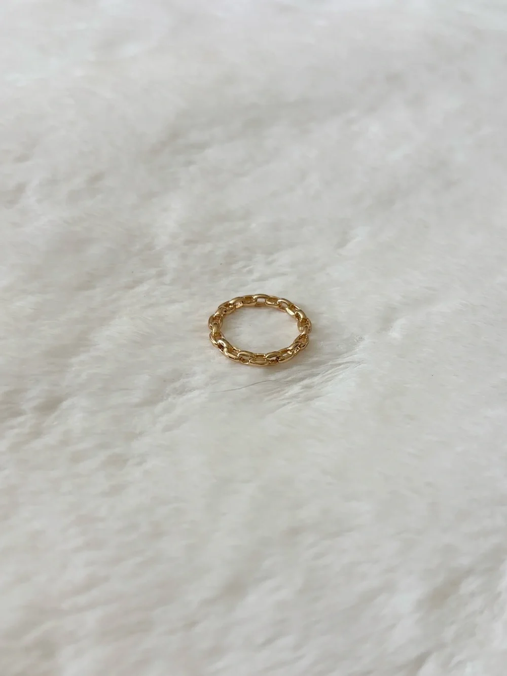 5/$15 🩷 MUST BUNDLE Gold Chain Link Stackable Ring - Women's Jewelry